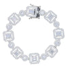 BAGUETTE CLUSTER BRACELET SHOP PRISCILLA LEE