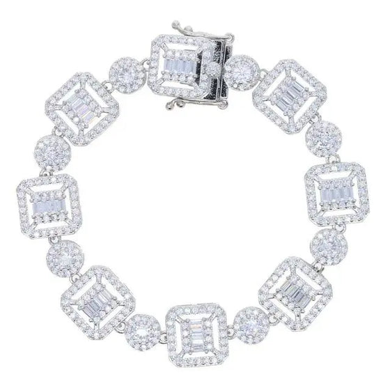 BAGUETTE CLUSTER BRACELET SHOP PRISCILLA LEE