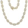 MINI BAGUETTE CLUSTER NECKLACE SHOP PRISCILLA LEE